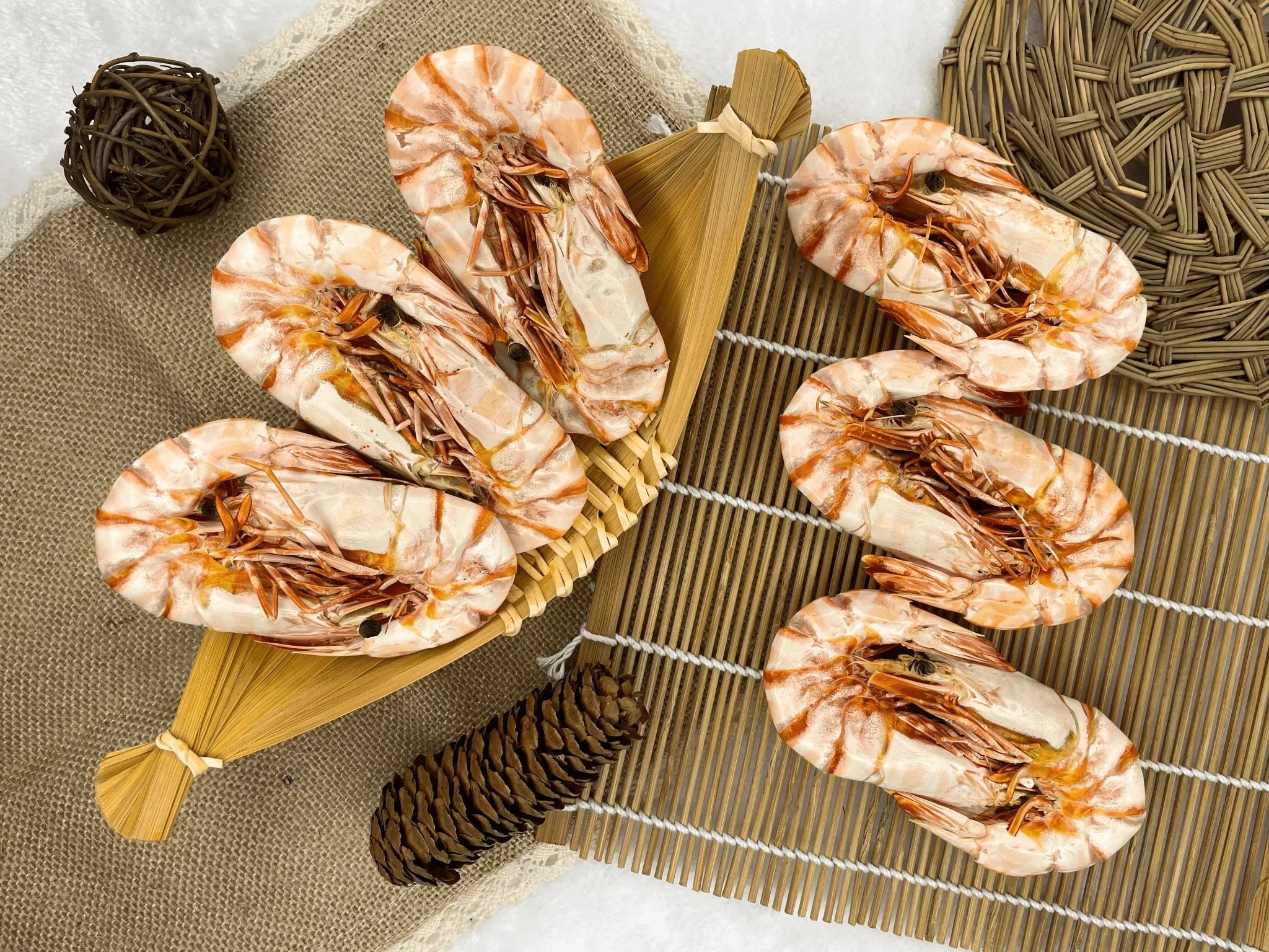 澳洲连壳老虎虾(8对) Dried Prawn